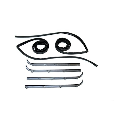 Fairchild Industries Kf2007 - 1987-1996 Ford Bronco Belt Weatherstrip-Window Channel Kit KF2007